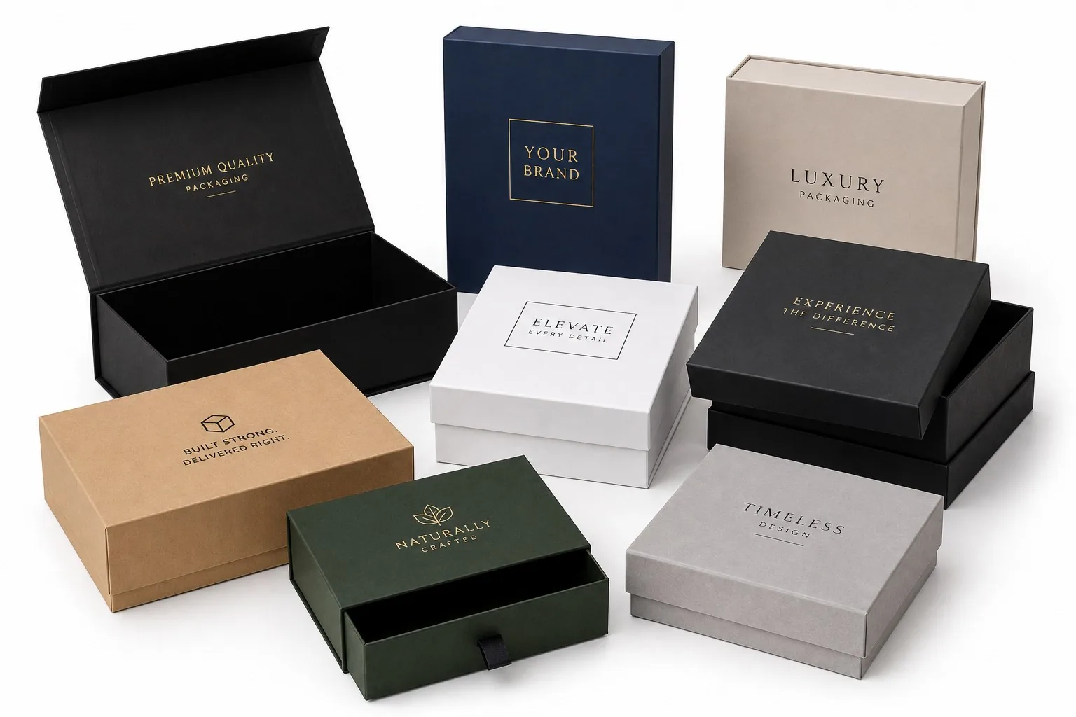Luxury rigid setup gift box